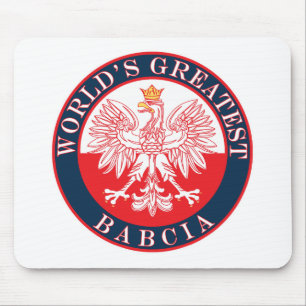 World's Greatest Babcia Mouse Pad