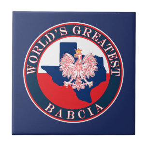 World's Greatest Babcia Tile