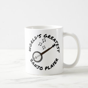 World's Greatest Banjo Player, Banjoist Funny Coffee Mug
