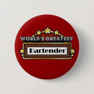 World's Greatest Bartender 2 Inch Round Button