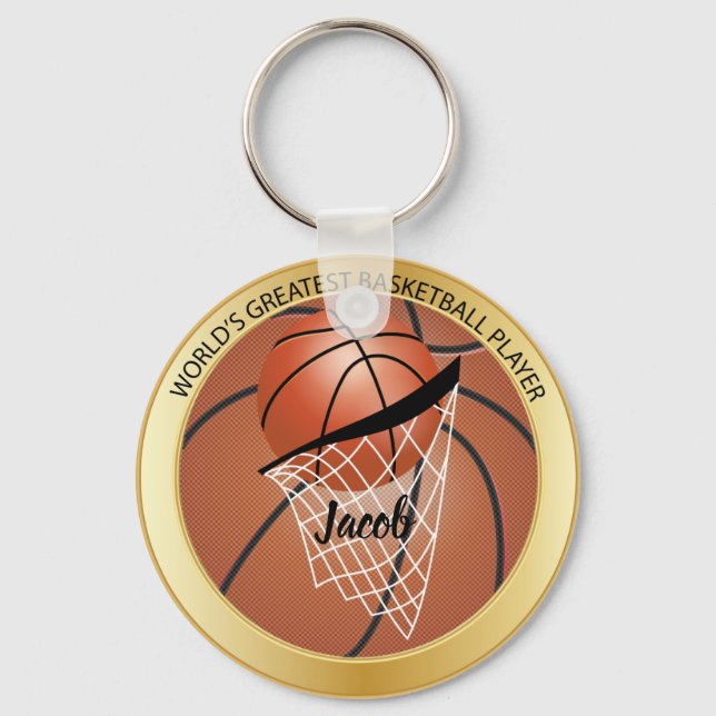World's Greatest Basketball Player Keychain (Front)