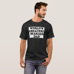 WORLD'S GREATEST BEARDED DAD BEARD BEARDS T-Shirt<br><div class="desc">WORLD'S GREATEST BEARDED DAD BEARD BEARDS</div>