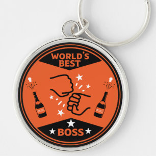 World's Greatest Best Boss Keychain