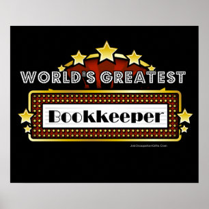 World's Greatest Bookkeeper Poster