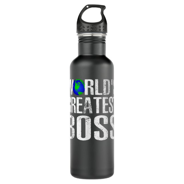 World's Greatest Boss Best Boss Ever 710 Ml Water Bottle (Front)