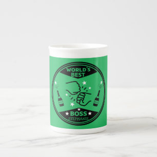 World's Greatest Boss Bone China Mug
