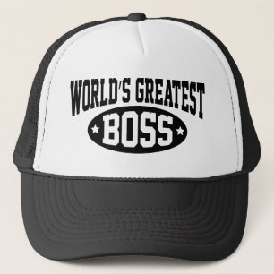 World's Greatest Boss Coffee Mug Trucker Hat