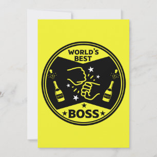 World's Greatest Boss Holiday Card