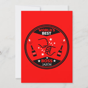 World's Greatest Boss Holiday Card