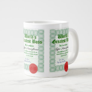 World's Greatest Boss Jumbo Mug