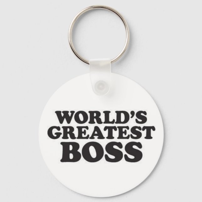 World's Greatest Boss Keychain (Front)