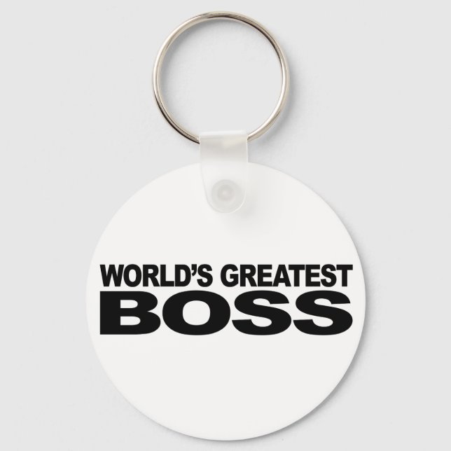 World's Greatest Boss Keychain (Front)