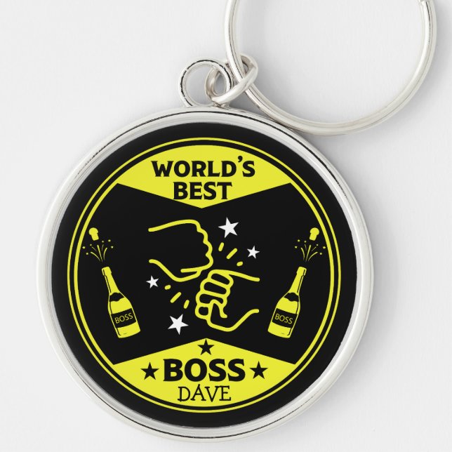 World's Greatest Boss Keychain (Front)