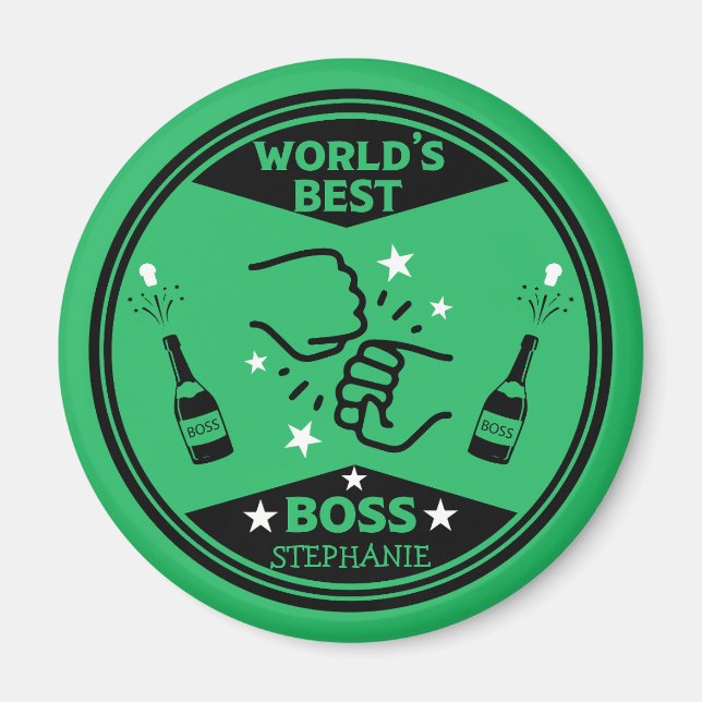 World's Greatest Boss Magnet (Front)