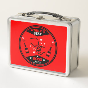 World's Greatest Boss Metal Lunch Box