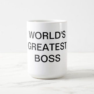 World's Greatest Boss Mug