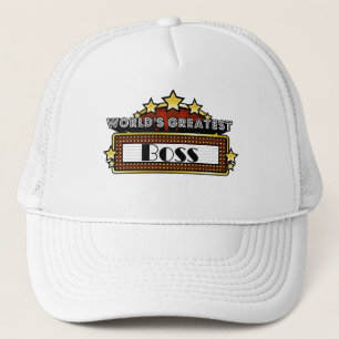 World's Greatest Boss Trucker Hat