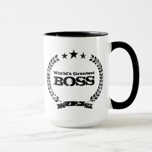 World's Greatest Boss Vintage coffee mug