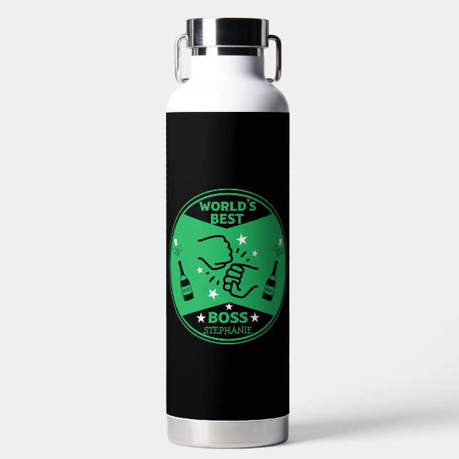 World's Greatest Boss Water Bottle (Front)