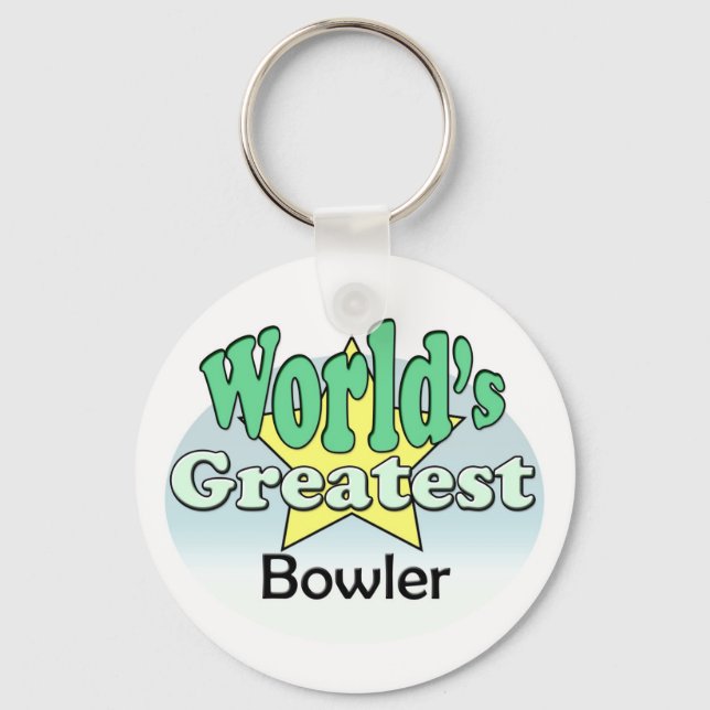 World's Greatest Bowler Keychain (Front)