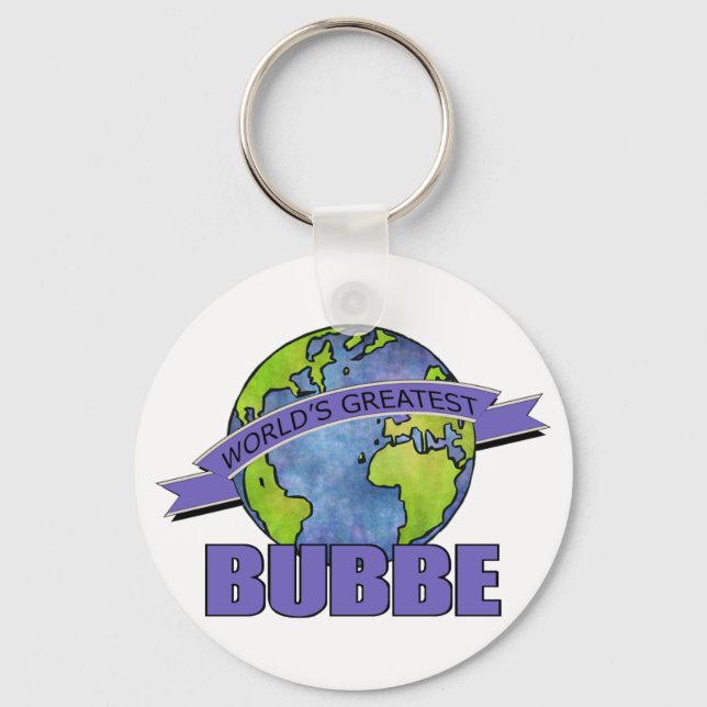 World's Greatest Bubbe Keychain (Front)