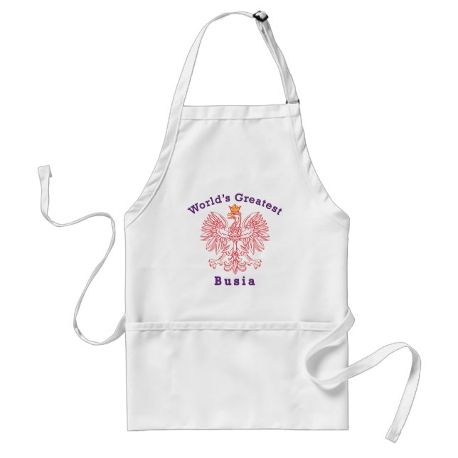 World's Greatest Busia Eagle Standard Apron (Front)