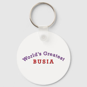 World's Greatest Busia Keychain