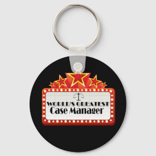 World's Greatest Case Manager Keychain