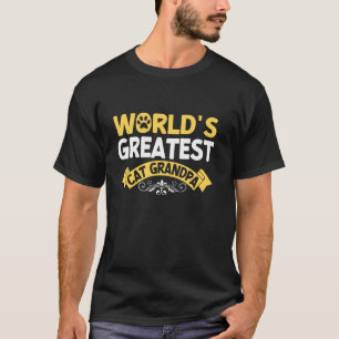 World's greatest Cat Grandpa T-Shirt