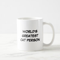 "World's Greatest Cat Person" Mug