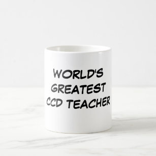 "World's Greatest CCD Teacher"  Mug