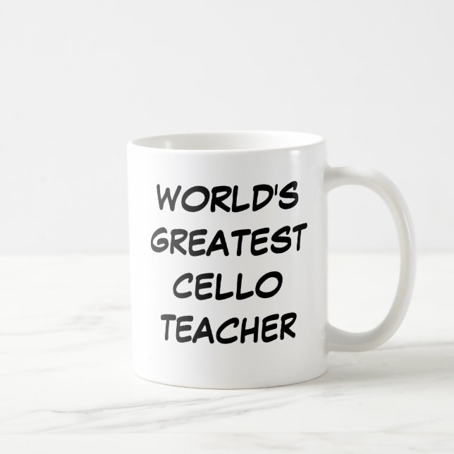 "World's Greatest Cello Teacher" Mug (Right)