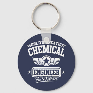 World's Greatest Chemical Engineer In Action Keychain