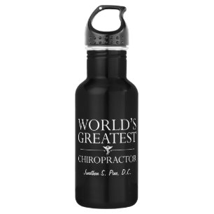 World's Greatest Chiropractor Personalized 532 Ml Water Bottle