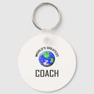 World's Greatest Coach Keychain