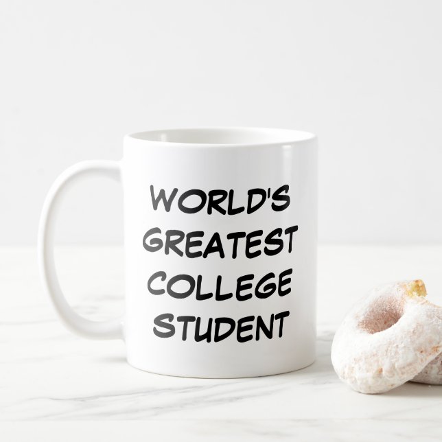 "World's Greatest College Student" Mug (With Donut)