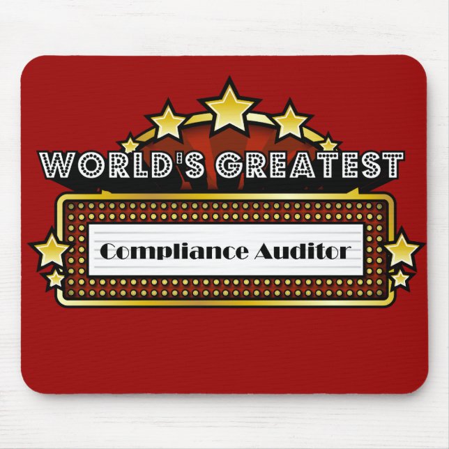 World's Greatest Compliance Auditor Mouse Pad (Front)