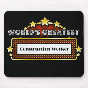 World's Greatest Construction Worker Mouse Pad