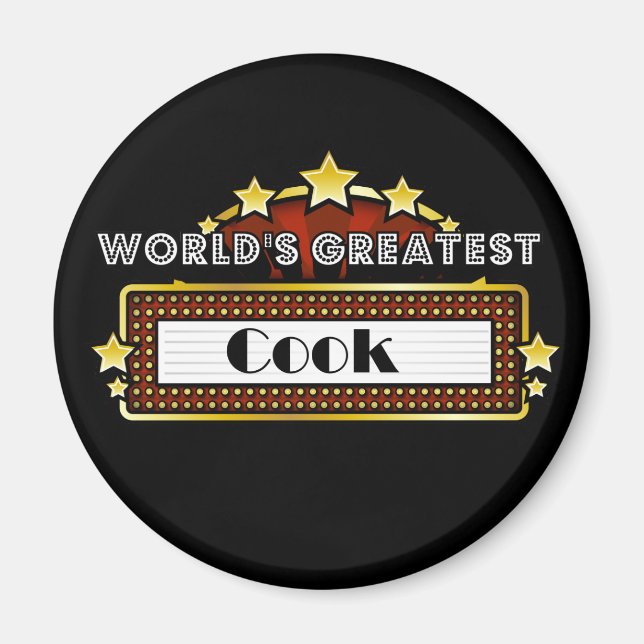 World's Greatest Cook Magnet (Front)