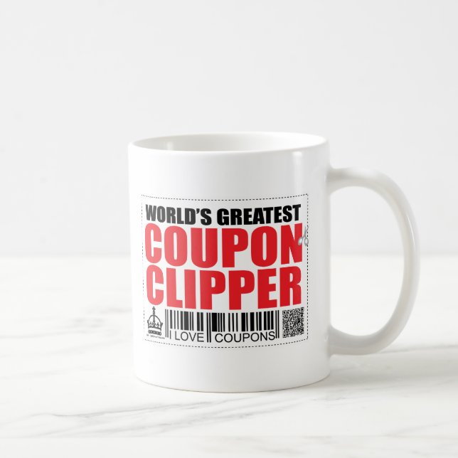 World's Greatest Coupon Clipper Coffee Mug (Right)