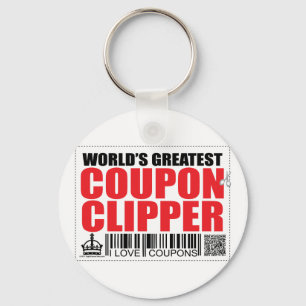 World's Greatest Coupon Clipper Keychain