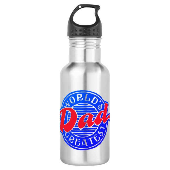 World's greatest Dad 532 Ml Water Bottle (Front)