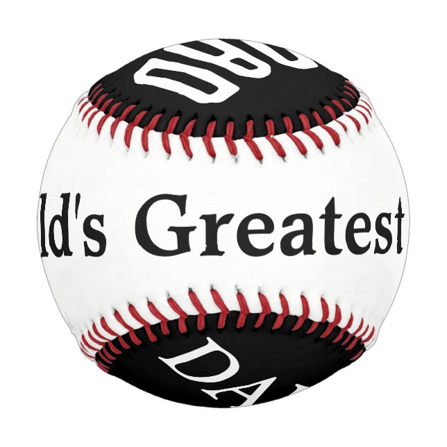 Worlds Greatest Dad Baseball (Front)