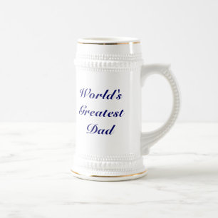 World's Greatest Dad Beer Stein