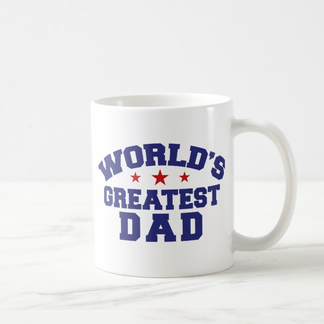 World's Greatest Dad Coffee Mug (Right)