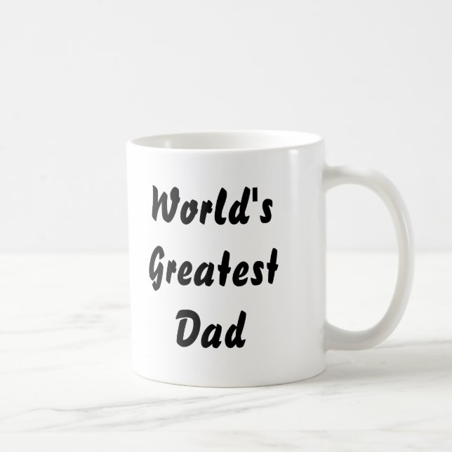 World's Greatest Dad Coffee Mug (Right)