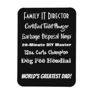 Worlds Greatest Dad! Customizable!! Magnet