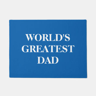 world's greatest dad doormat