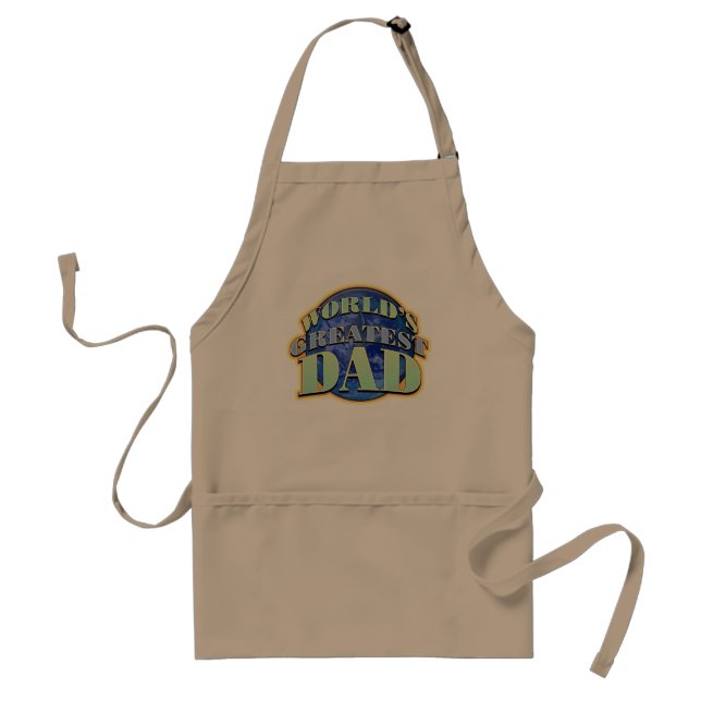 World's Greatest Dad Father's Day Classic Apron (Front)