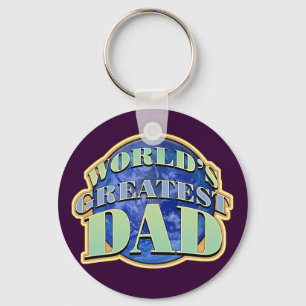 World's Greatest Dad Father's Day Classic Keychain